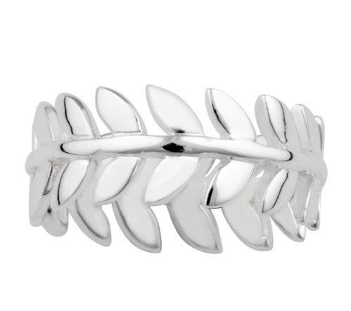 Leaf Silver Band