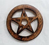 Pentacle Wooden Altar Tile