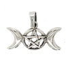 Triple Moon Pentacle Pendant