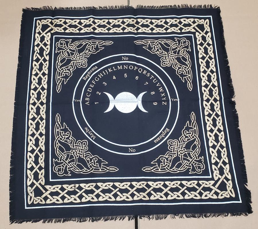 Triple Moon/ Ouija Board Altar Cloth